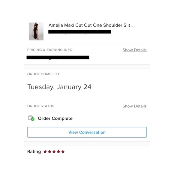 Amelia Maxi Cut Out One Shoulder Slit Thigh Dress - Picture 7 of 13